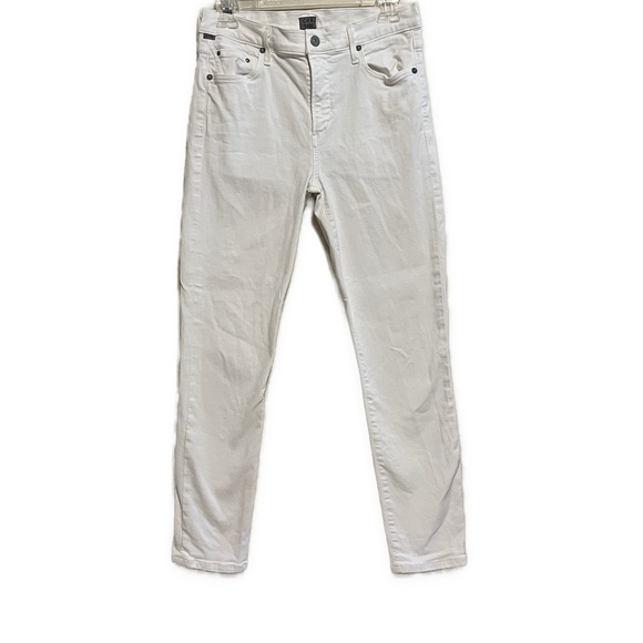 Citizens of Humanity by Jerome Dahan Women’s White Skinny Jeans, Size 29 - Picture 1 of 10